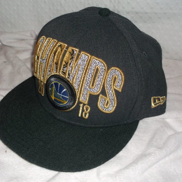 NEW 9Fifty NBA 2018 Golden State Warriors Champs Snapback Hat - Picture 2 of 10